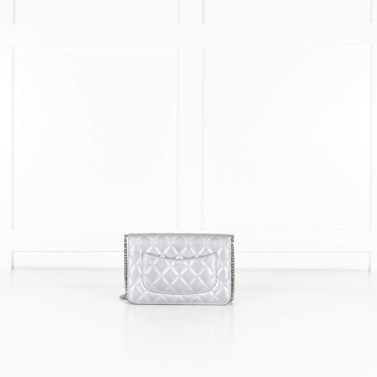 Chanel Silver WOC 2.55 Re-Edition with Box