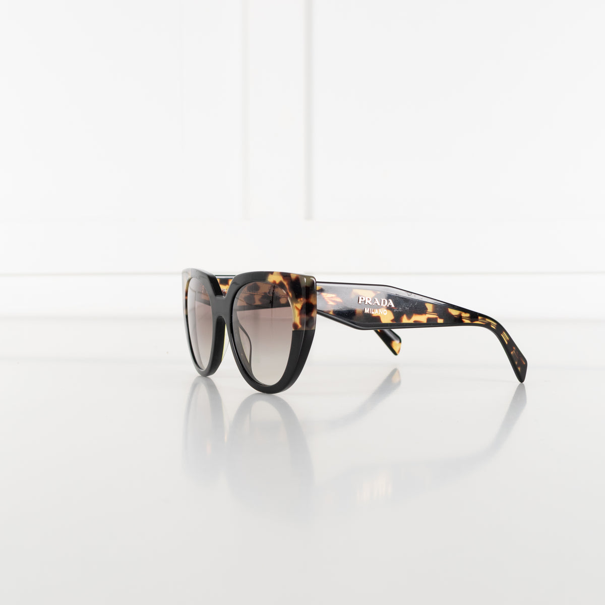 Prada Black Brown Tortoise Sunglasses