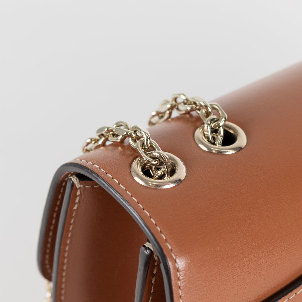 Cartier Tan Calfskin Panthere De Cartier Chain Bag
