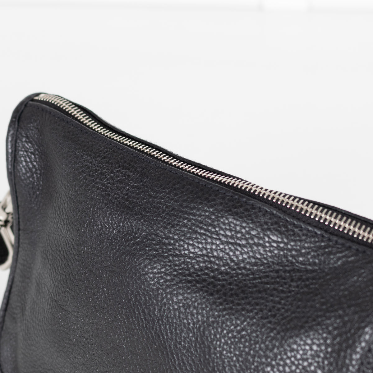 Mulberry Black Grainy Leather Somerset Shoulder Bag