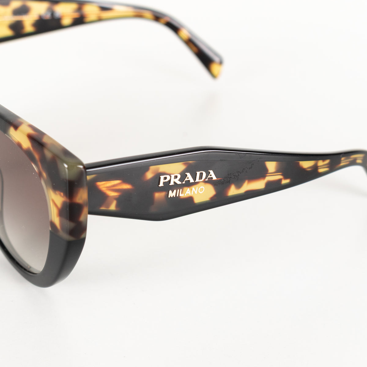 Prada Black Brown Tortoise Sunglasses