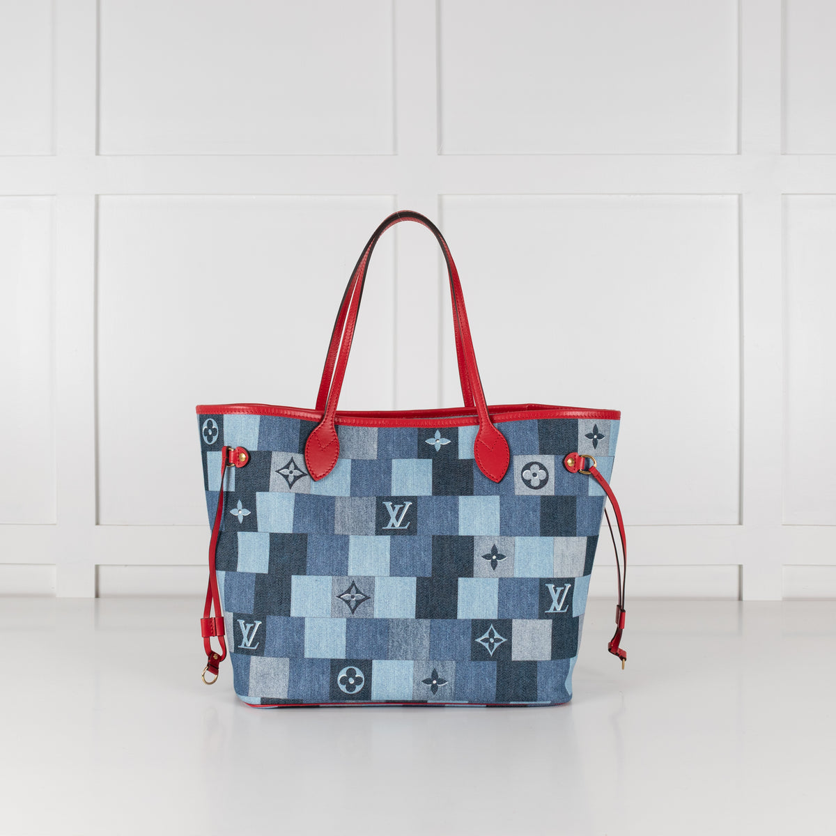 Louis Vuitton Neverfull MM in Patchwork Denim