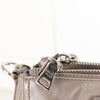 Prada Grey Leather Shoulder Strap Handbag