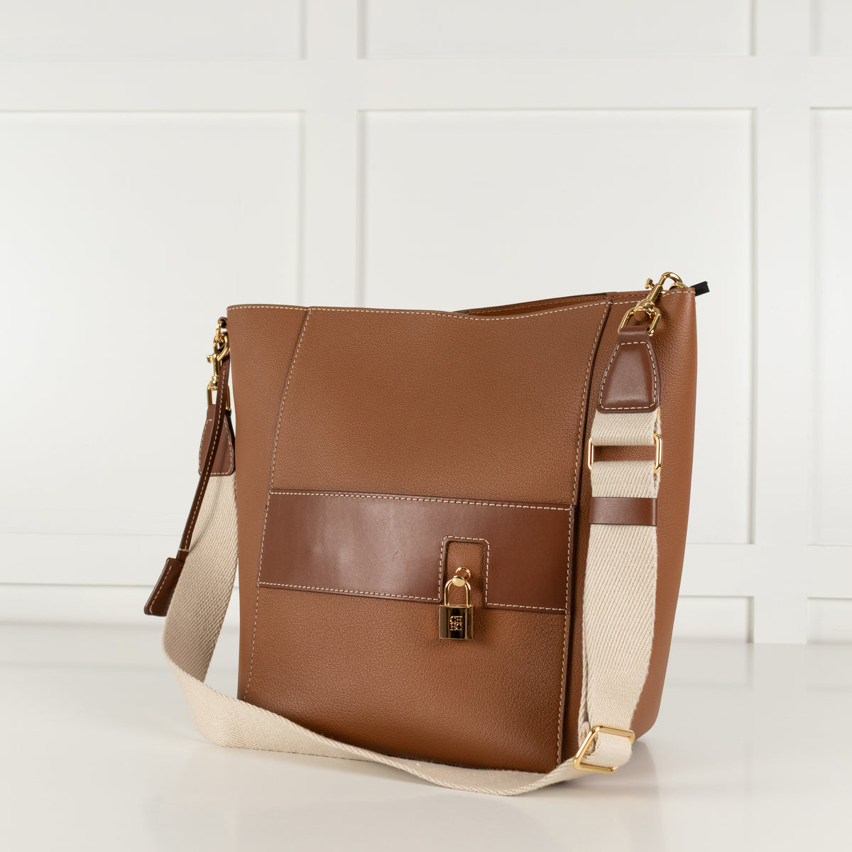 Carolina Herrera Tan Crossbody Bag