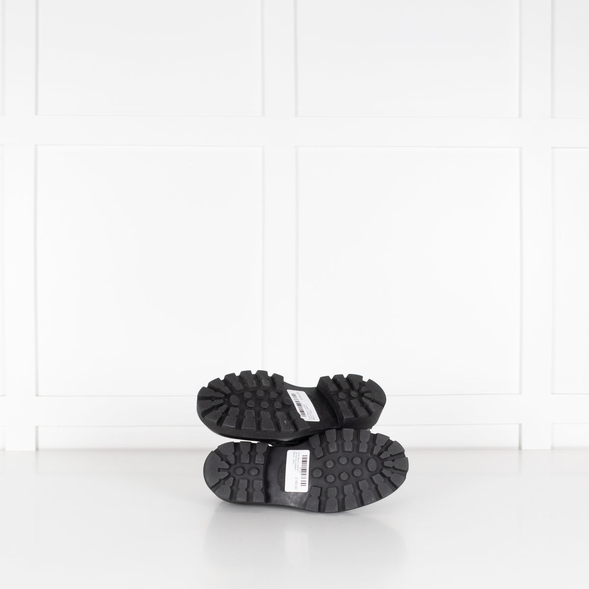 Tods Black Leather Gommino Loafers