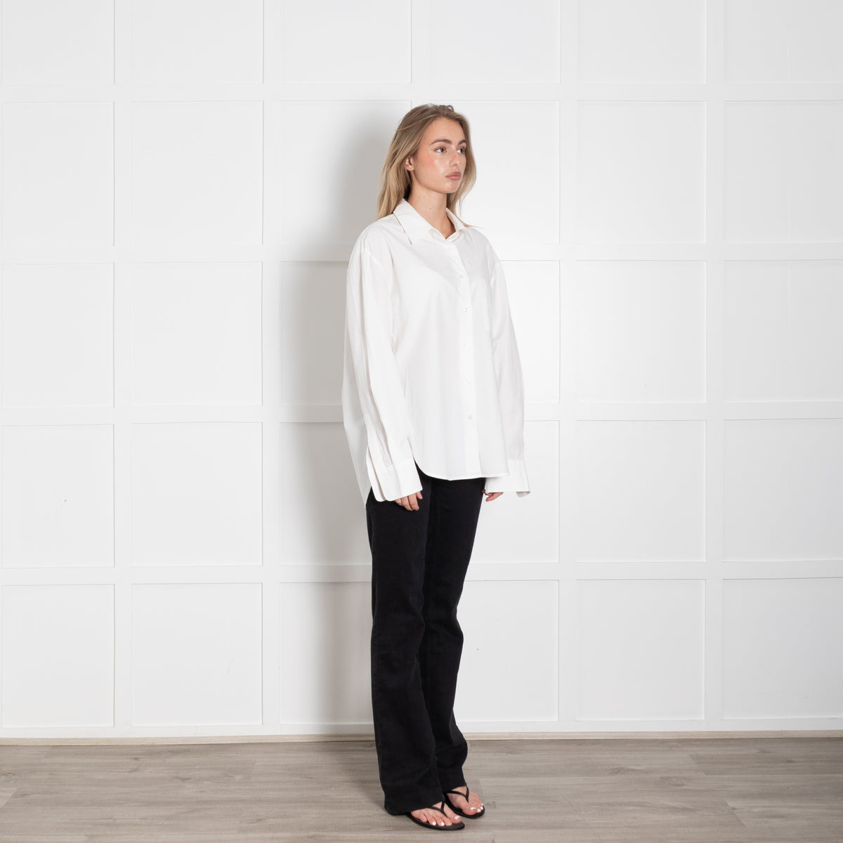 Frankie Shop Oversized White Shirt