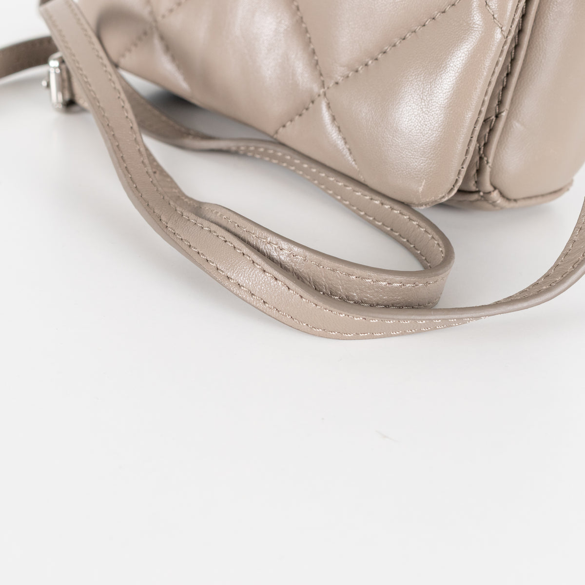 Stand Studio Taupe Brynn Quilted Bag