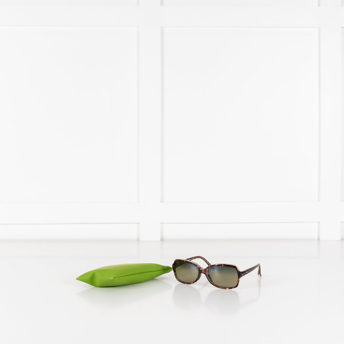 Maui Jim Tortoiseshell Rounded Lens Sunglasses