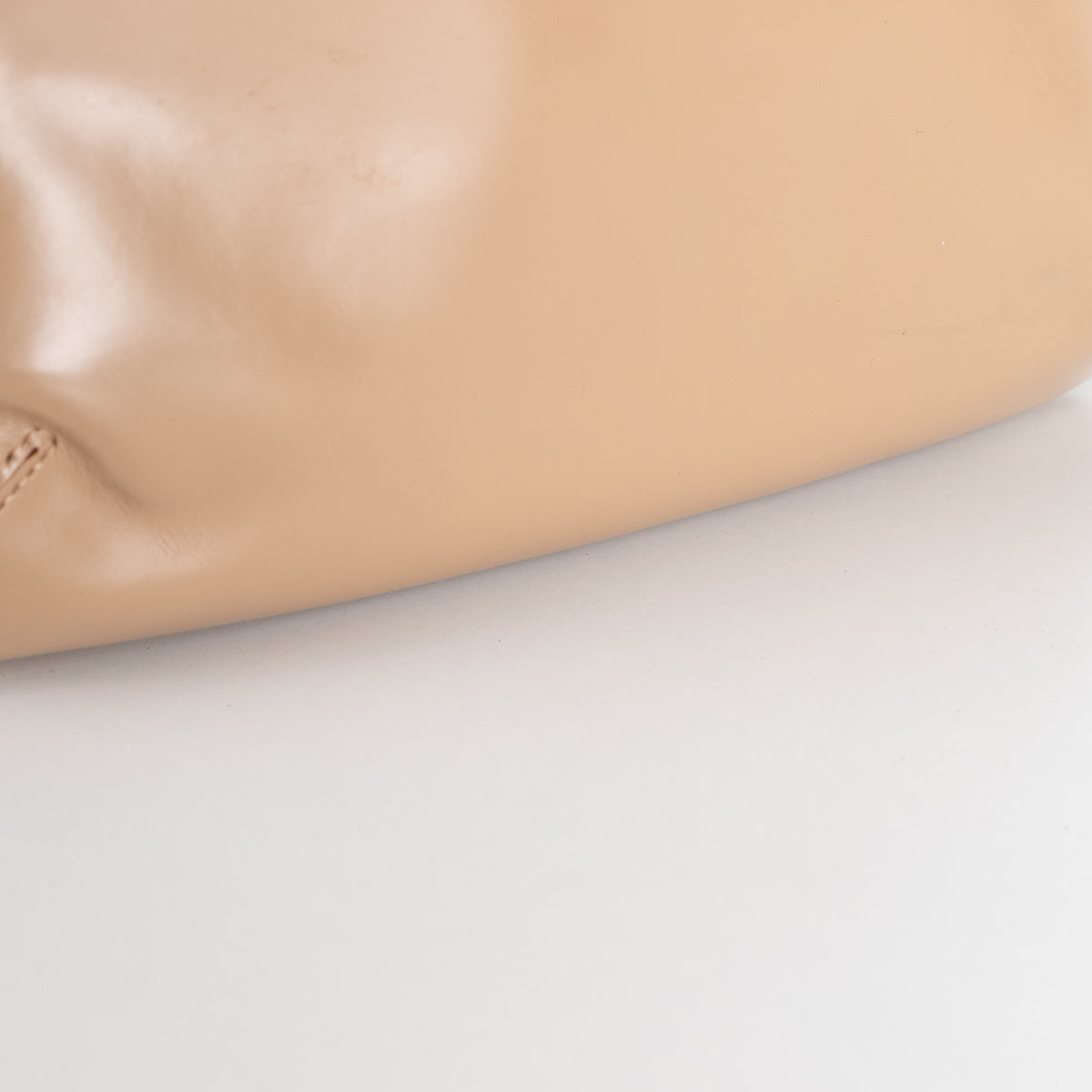 Salvatore Ferragamo Beige Bucket Shoulder Bag