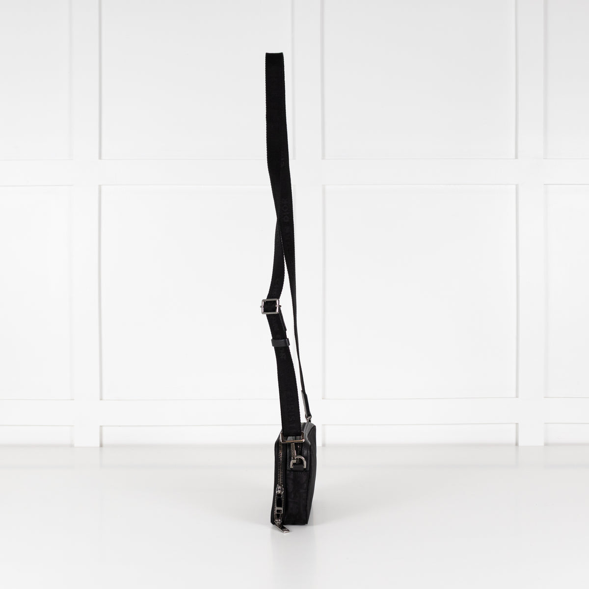 Christian Dior Black Oblique Galaxy Nylon Messenger Bag