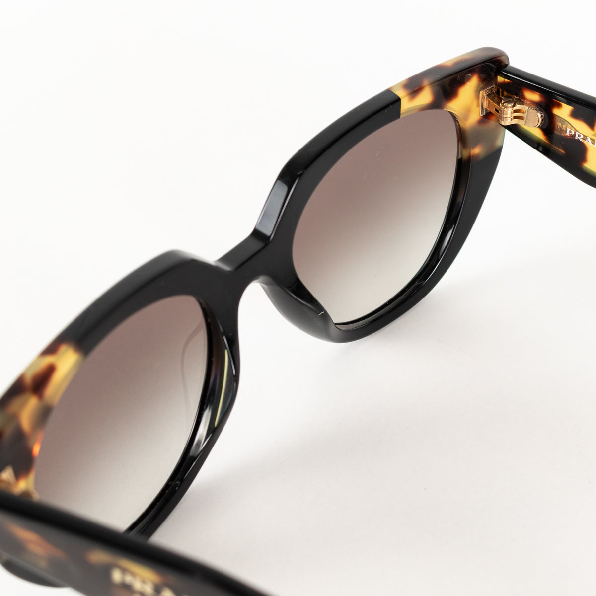 Prada Black Brown Tortoise Sunglasses