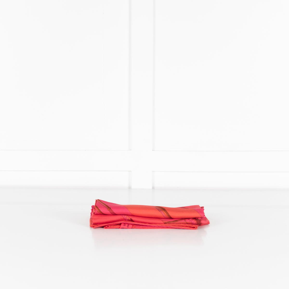 Hermes Pink Orange Dip Dye Bridges De Gala Scarf