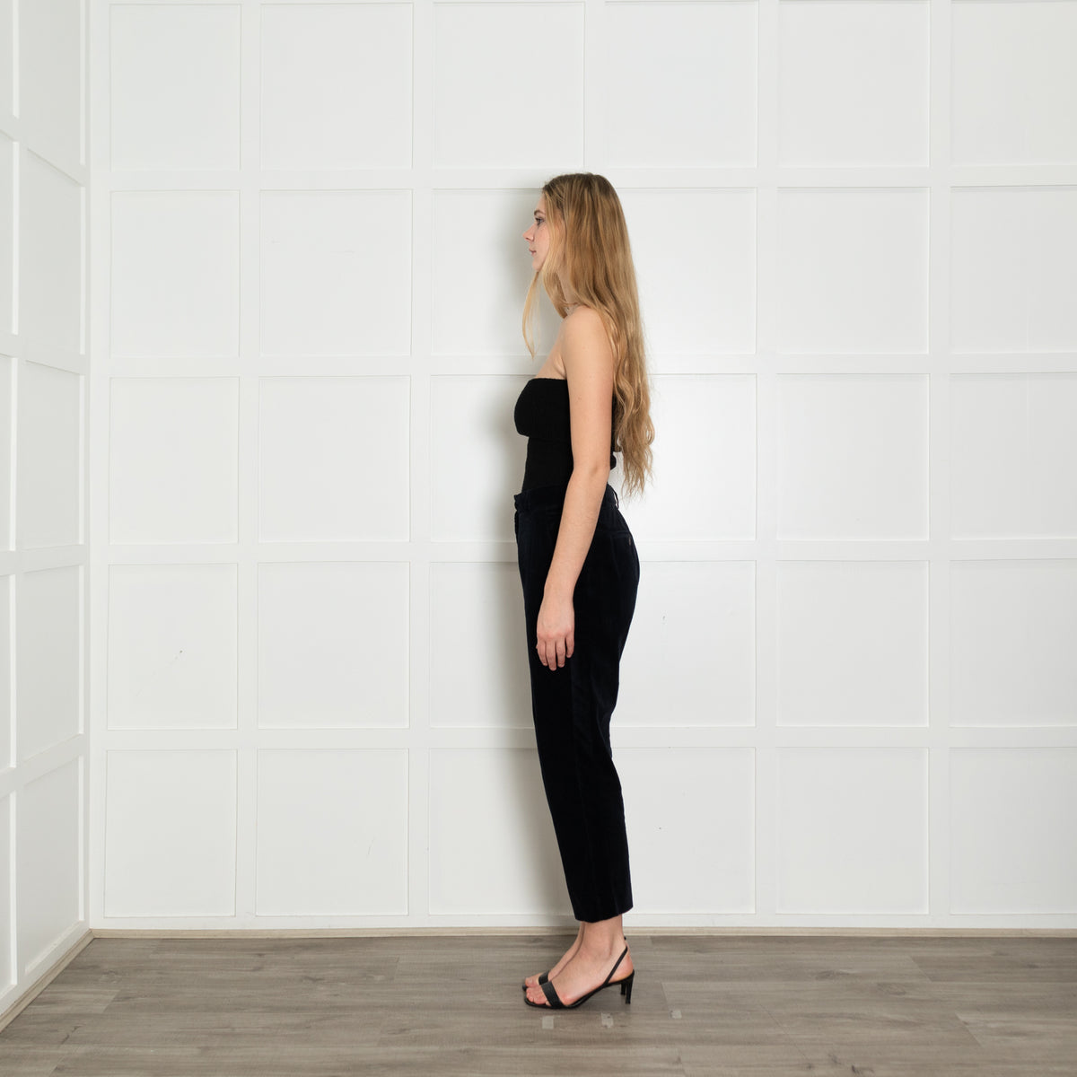 Me + Em Navy Corduroy Trousers