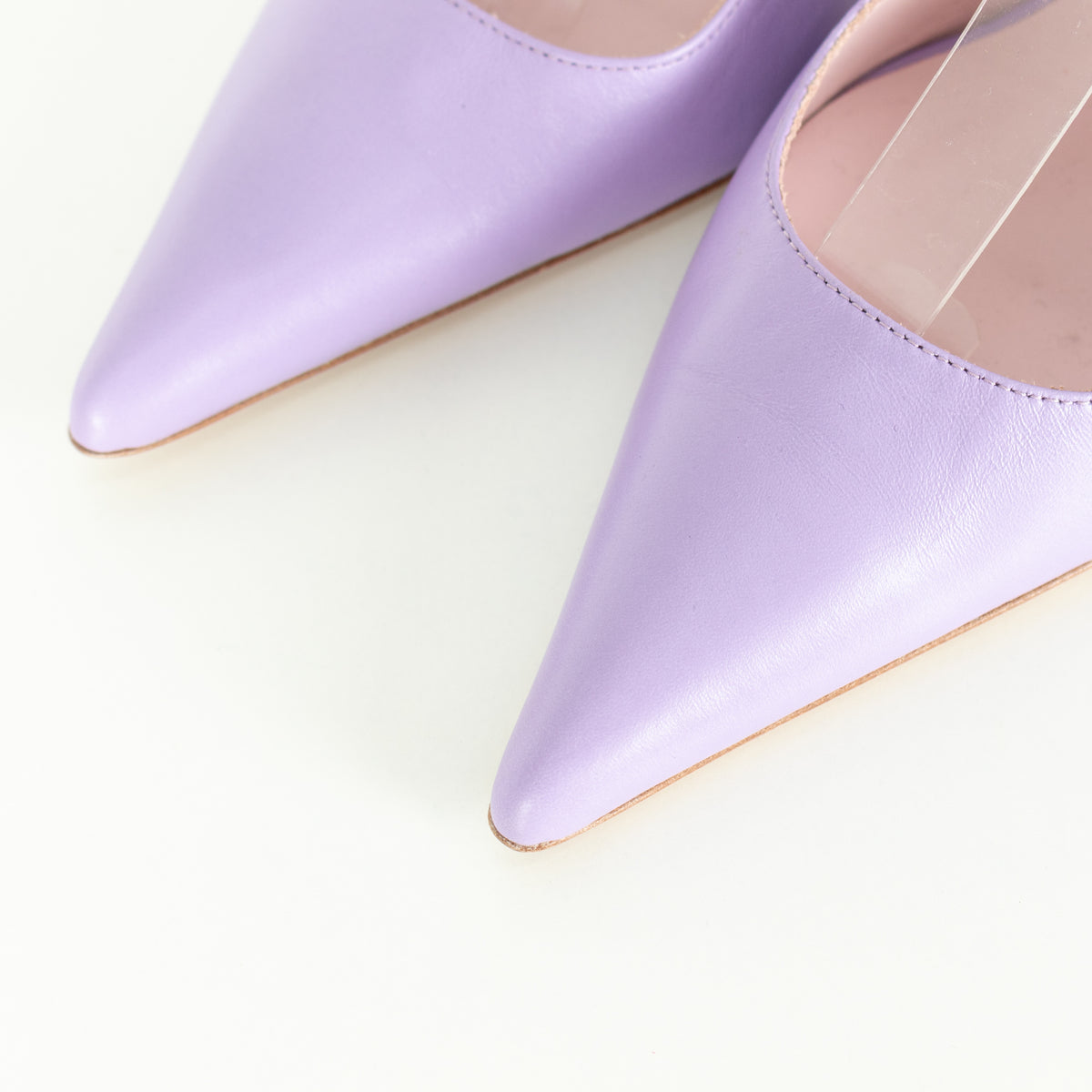 Essentiel Antwerp Lilac Block Heel Slingbacks