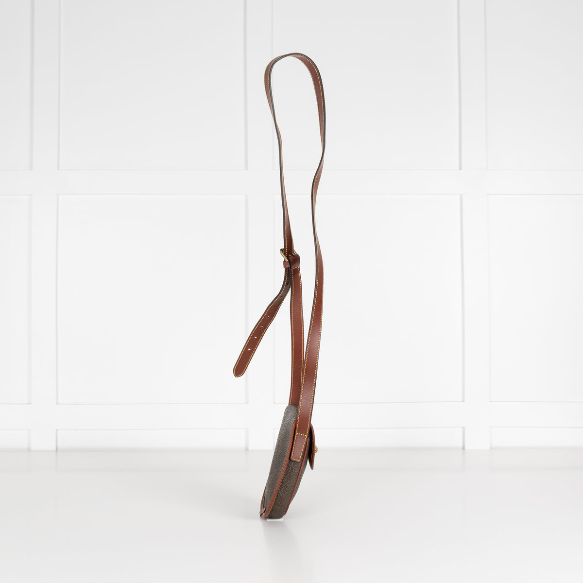 Mulberry Brown Scotchgrain Leather Vintage Small Crossbody Bag