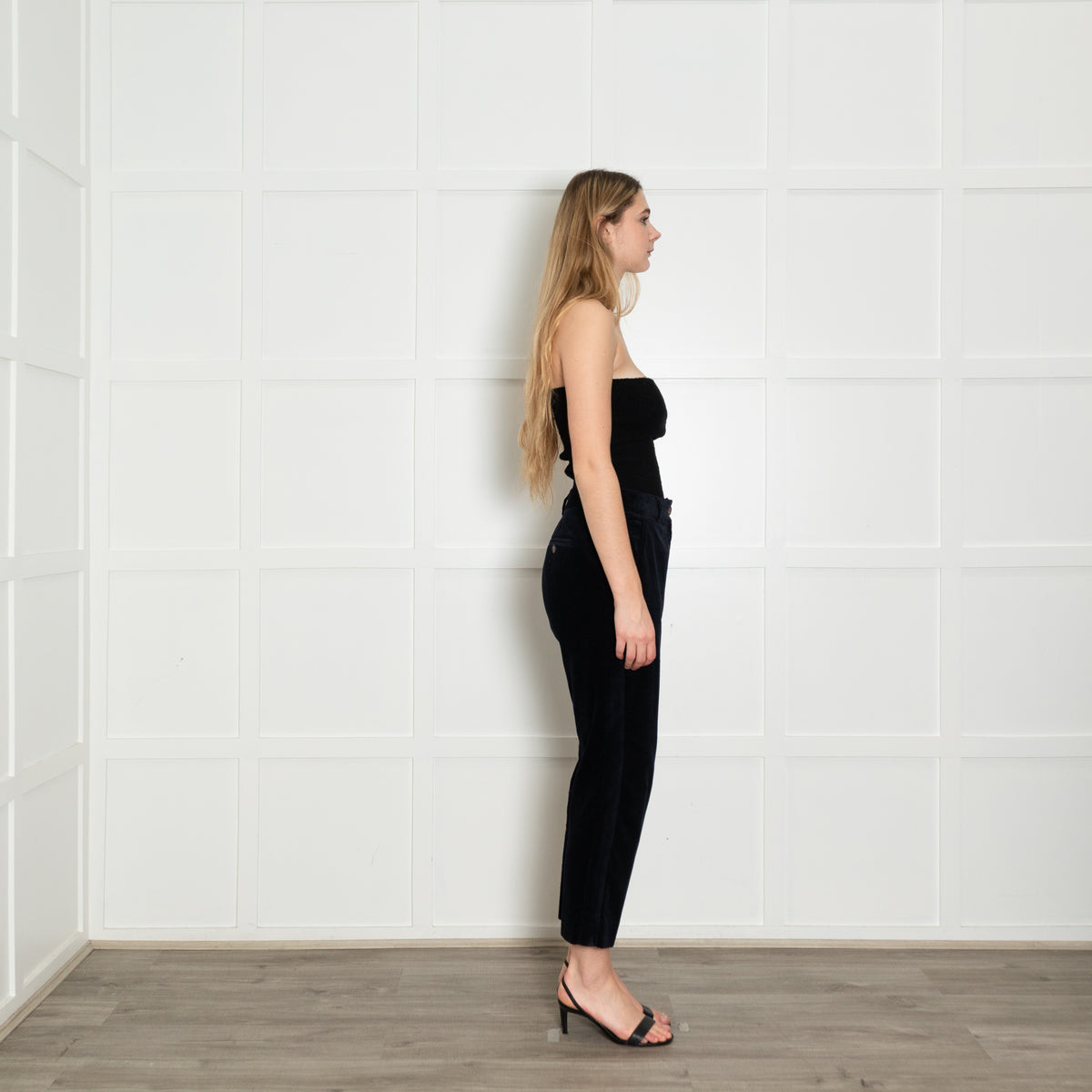 Me + Em Navy Corduroy Trousers