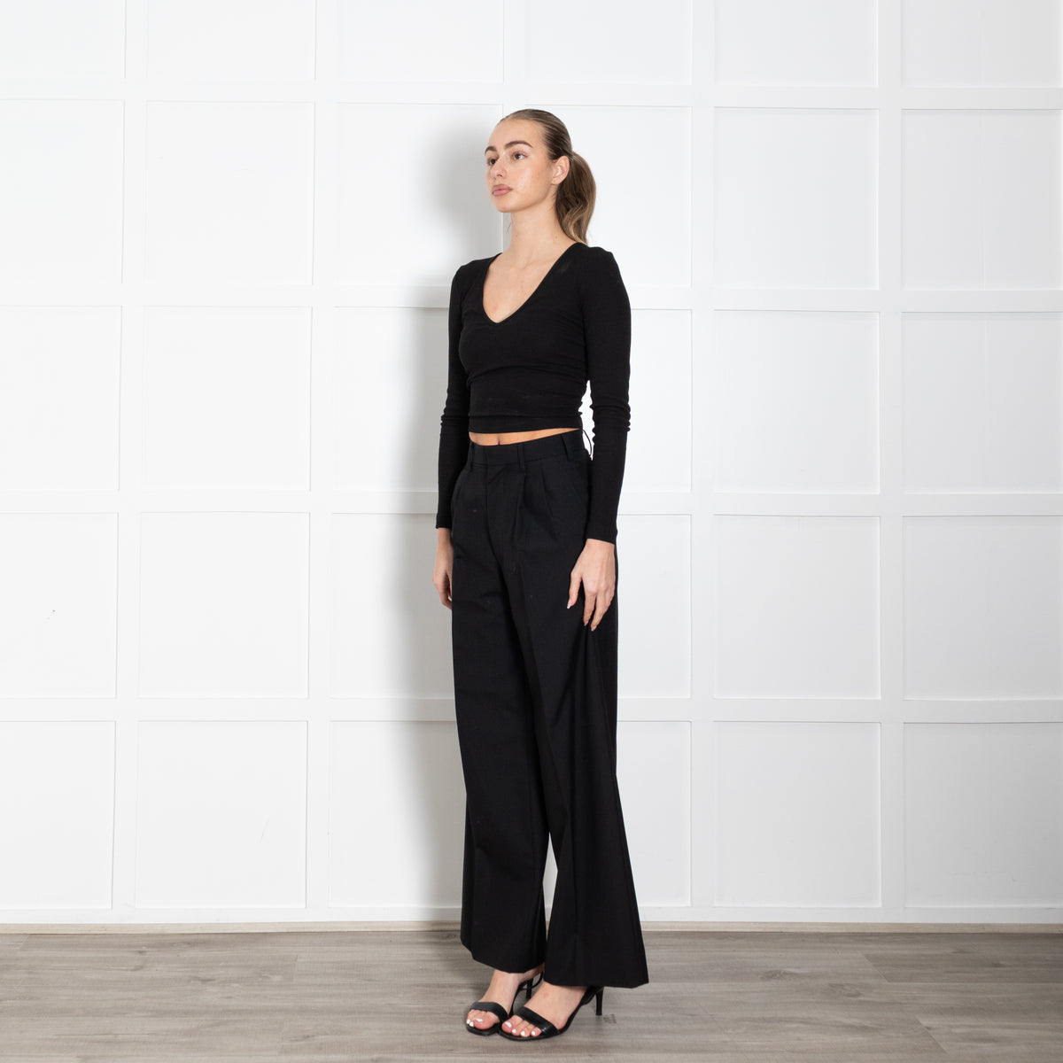 Junya Watanabe Black Tailored Trousers