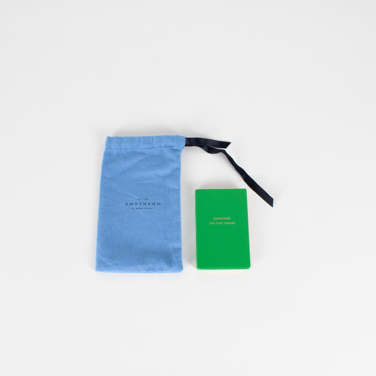 Smythson Green 'Dancing On The Tables' Mini Notebook