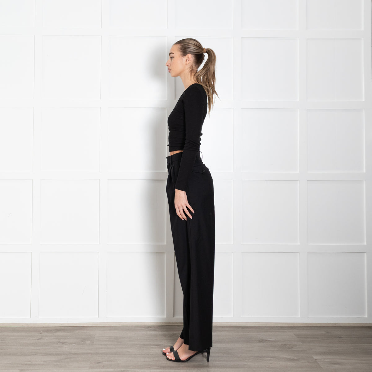 Junya Watanabe Black Tailored Trousers