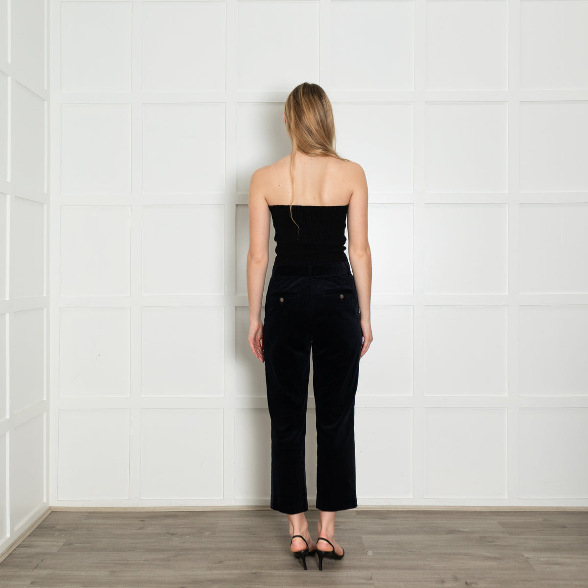 Me + Em Navy Corduroy Trousers