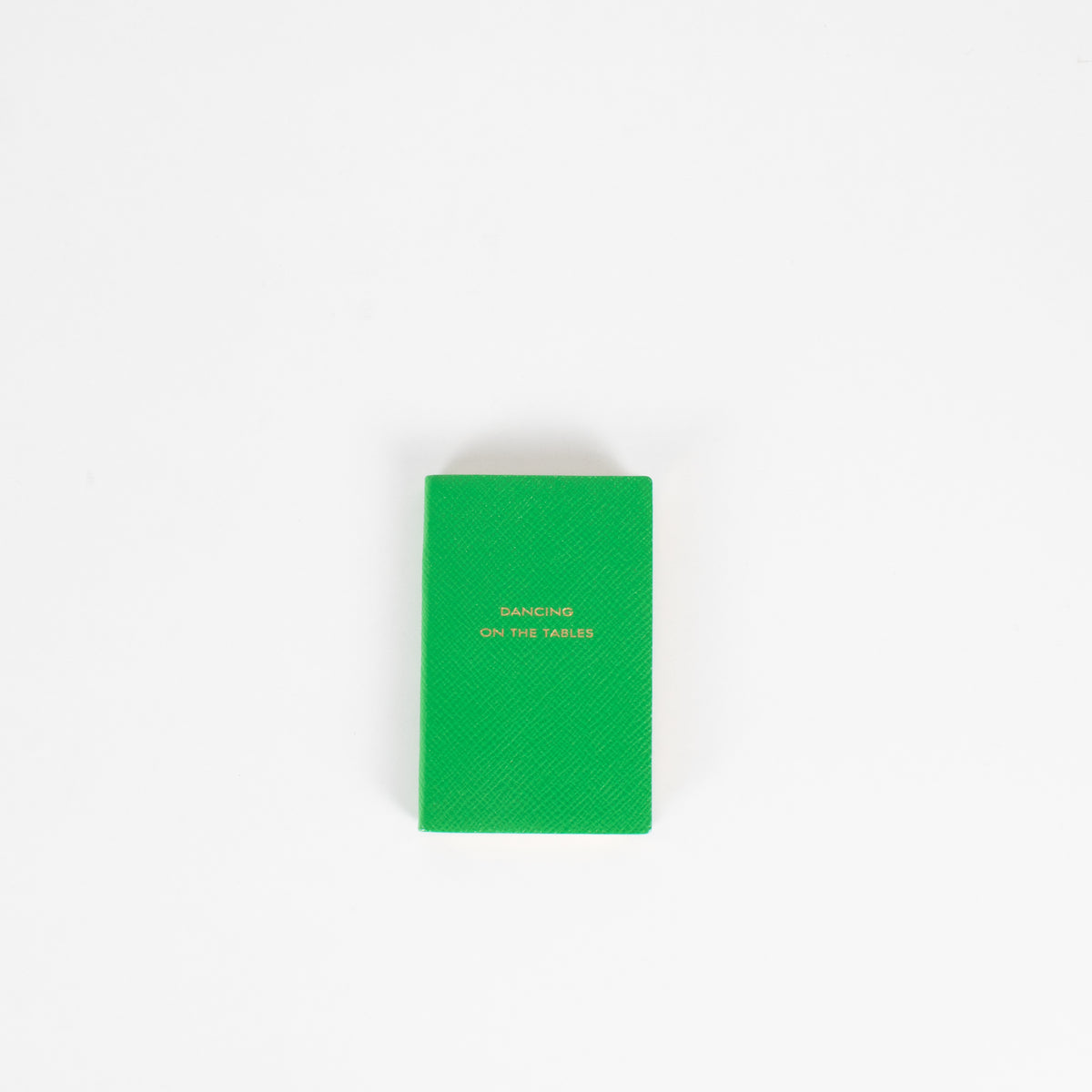 Smythson Green 'Dancing On The Tables' Mini Notebook