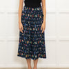 Paul Smith Blue Handwrawn Motif Midi Skirt