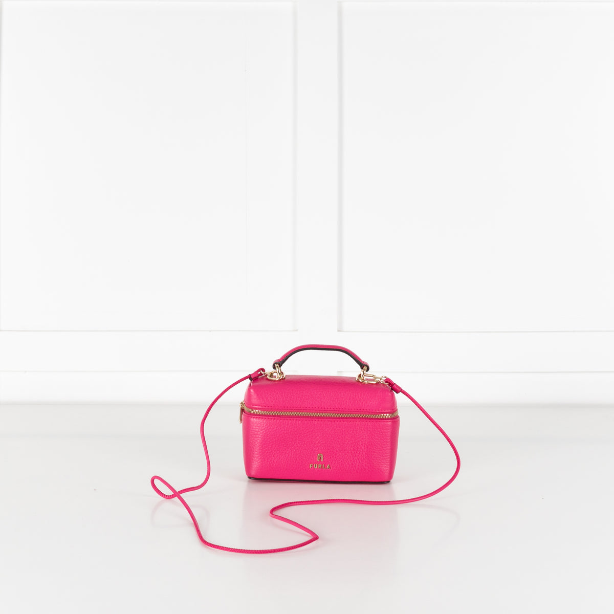 Furla Pink Camelia Micro Vanity Bag