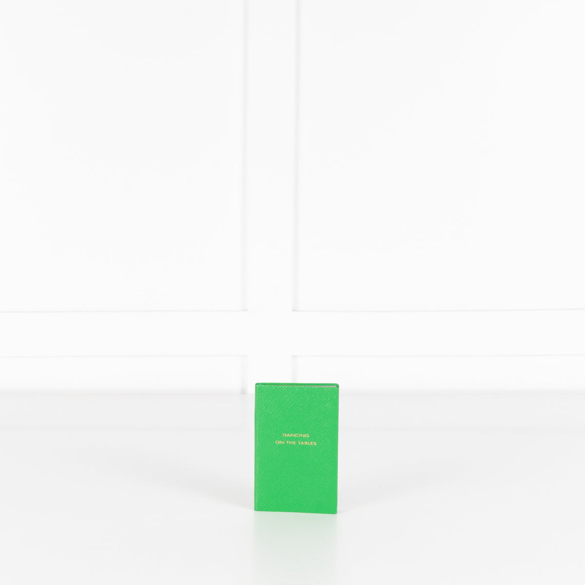 Smythson Green 'Dancing On The Tables' Mini Notebook
