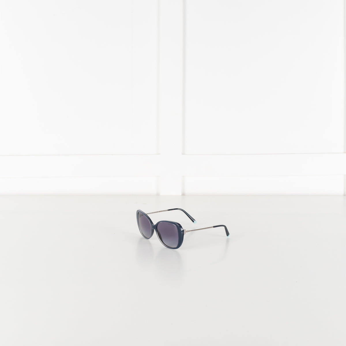 Tiffany Navy Blue Sunglasses with Blue Lens
