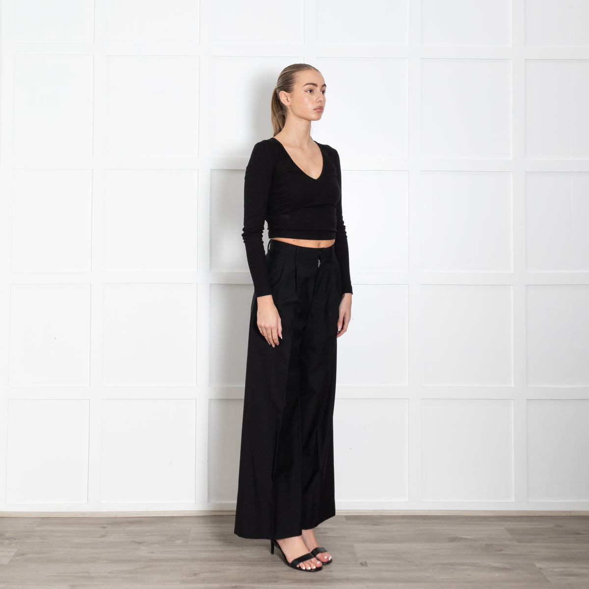 Junya Watanabe Black Tailored Trousers