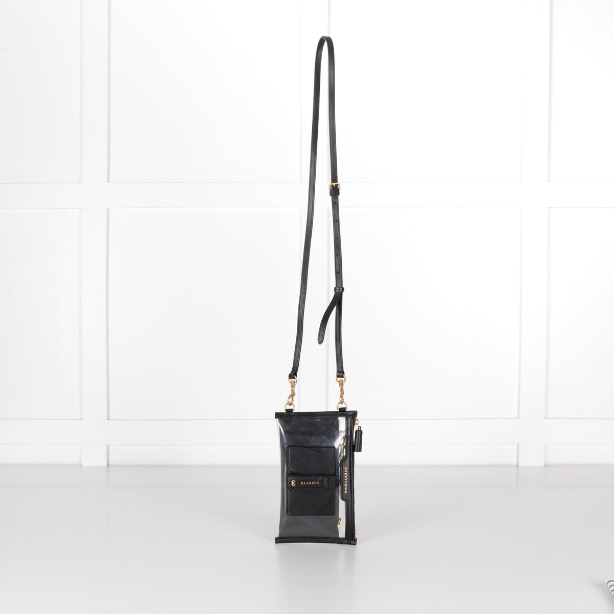 Anya Hindmarch Black Everything Pochette