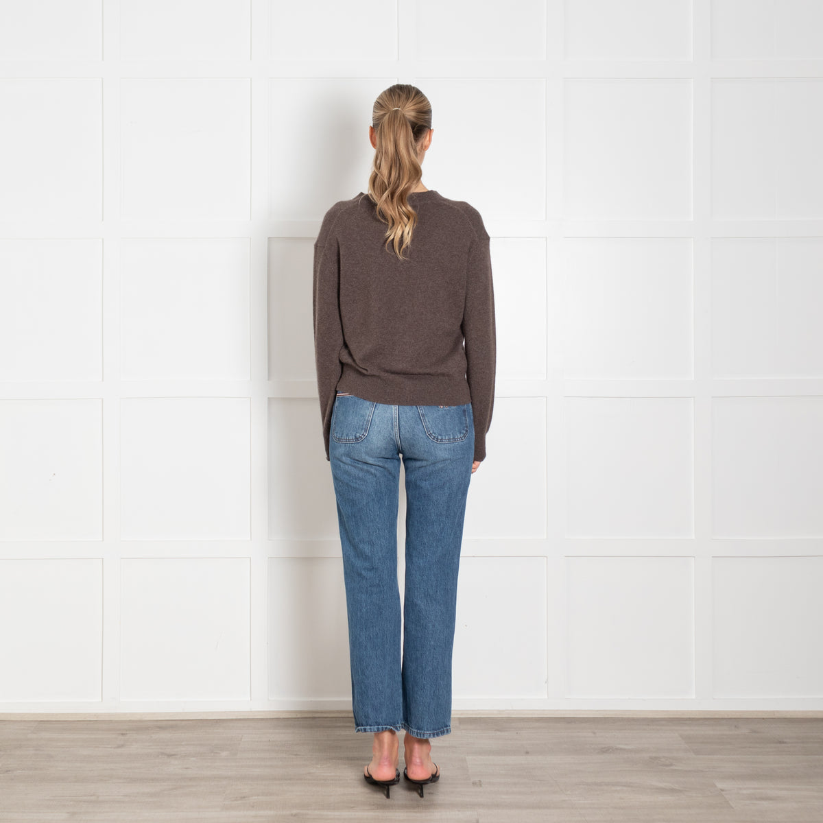 Rise & Fall Brown Cashmere Cardigan