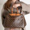Louis Vuitton Brown Monogram Deauville Bag