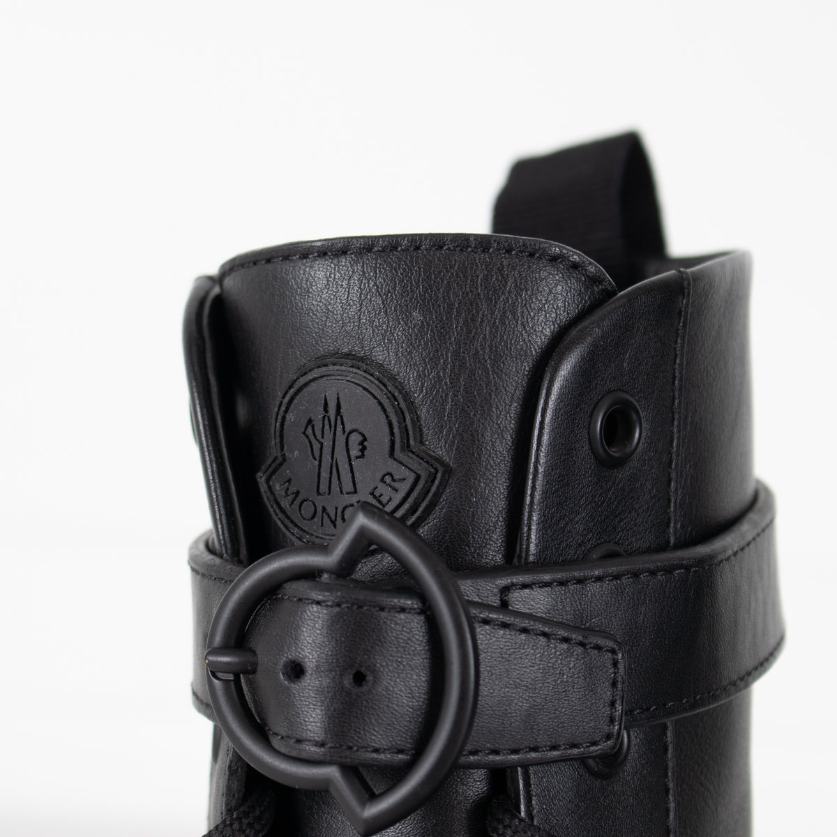 Moncler Carinne Black Hiker Boots