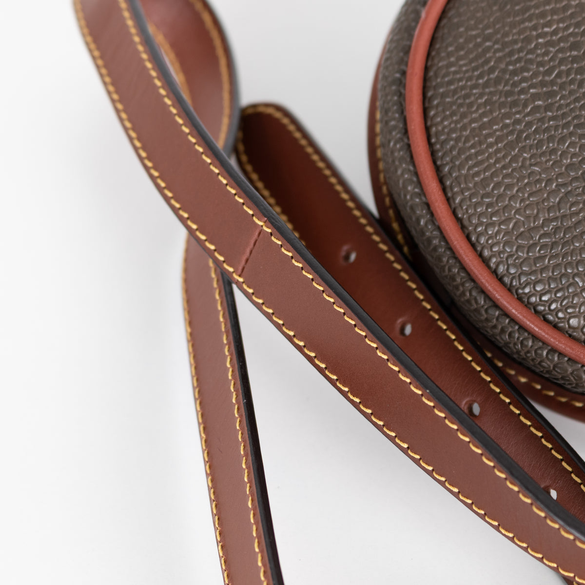 Mulberry Brown Scotchgrain Leather Vintage Small Crossbody Bag