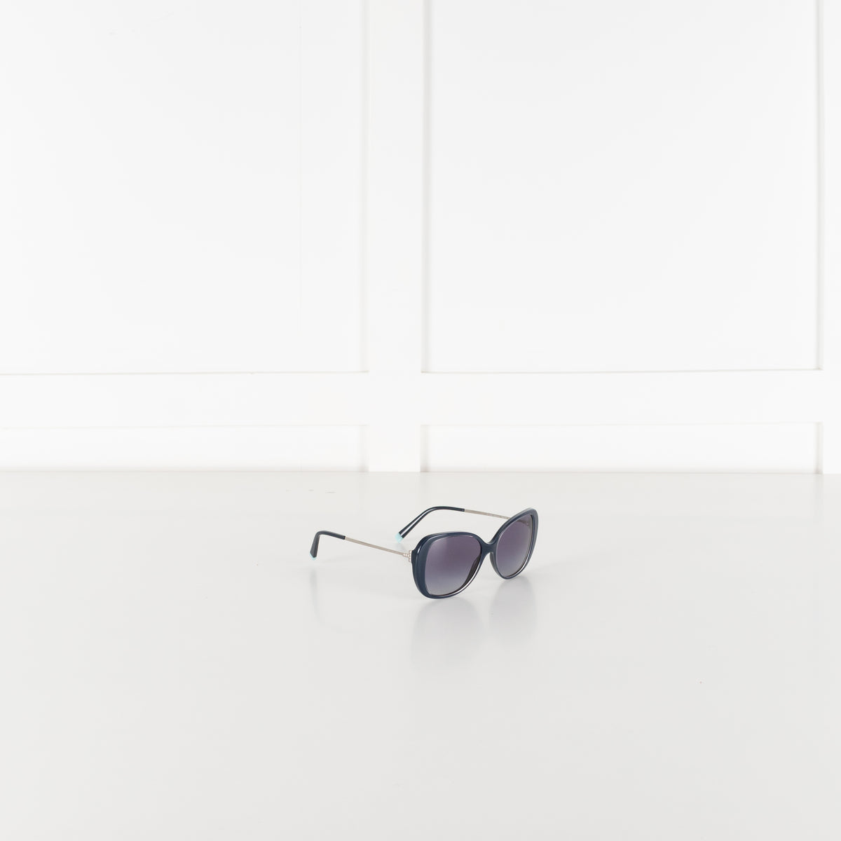 Tiffany Navy Blue Sunglasses with Blue Lens