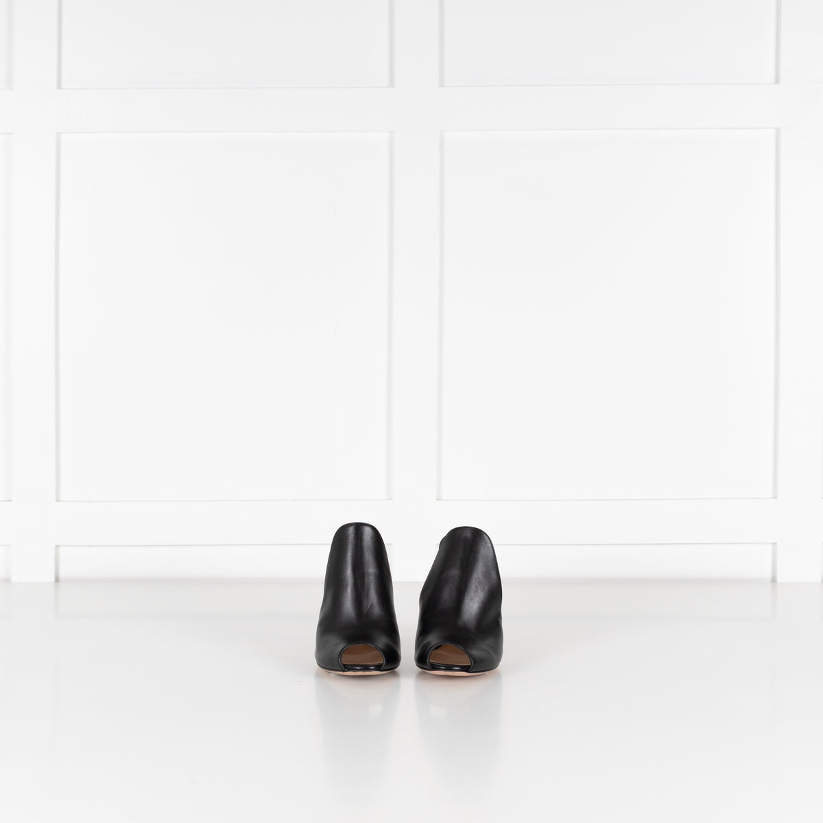 Gianvito Rossi Black Stiletto Mule