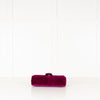 Gucci Magenta Velvet Medium Marmont Bag