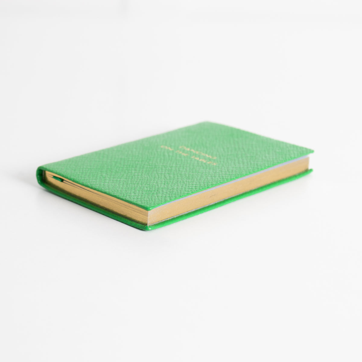 Smythson Green 'Dancing On The Tables' Mini Notebook
