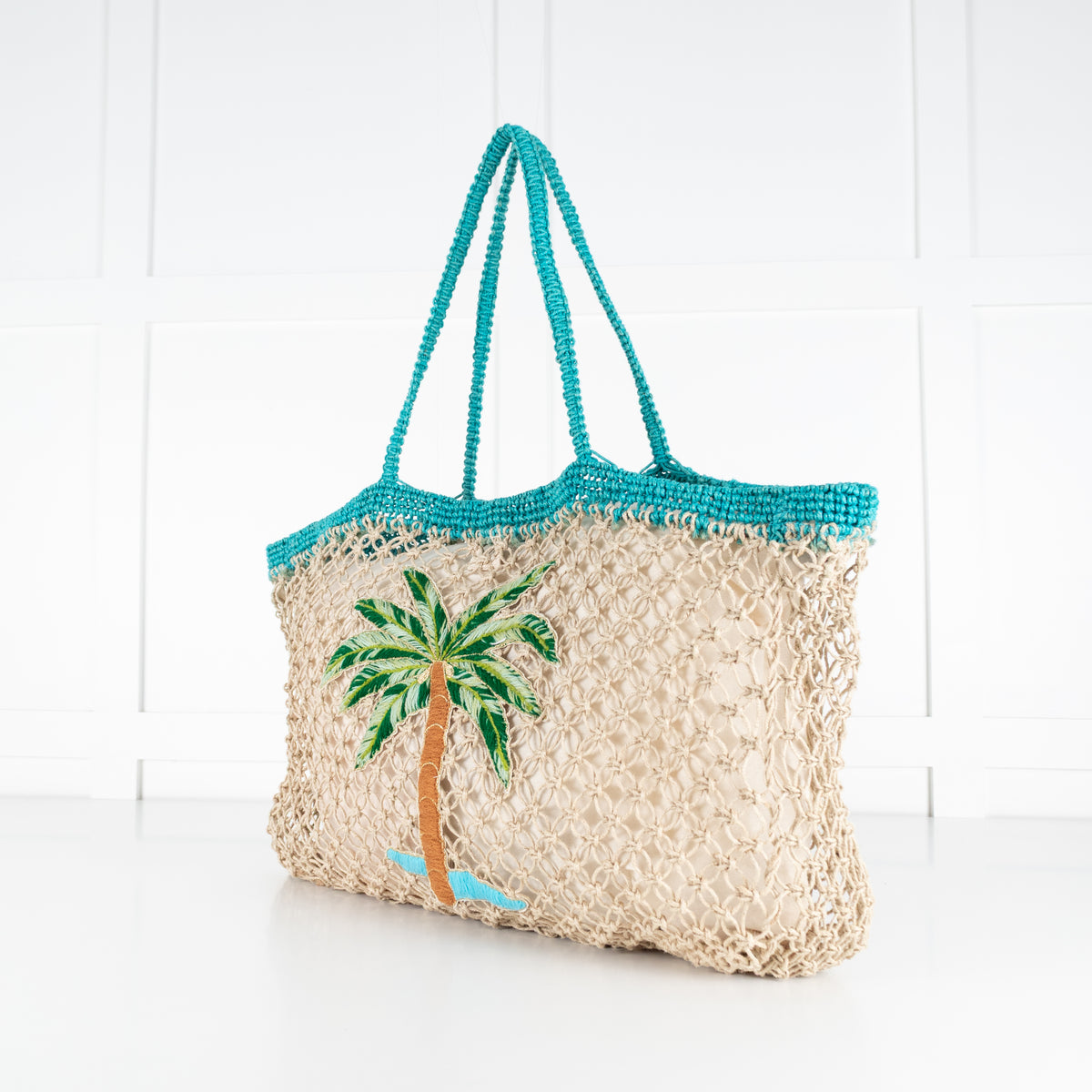 Ashiana London Palm Tree Woven Basket With Liner
