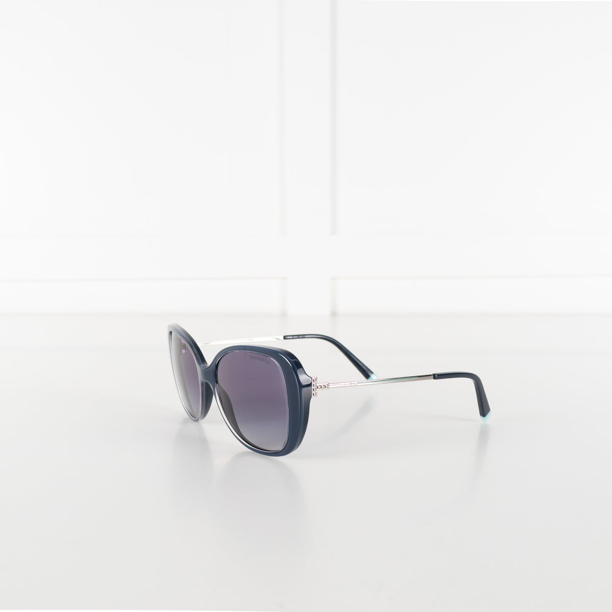 Tiffany Navy Blue Sunglasses with Blue Lens