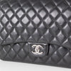 Chanel Black Lambskin Maxi Classic Double Flap Bag