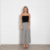 Sportmax Houndstooth Wide Leg Crop Trousers