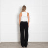 Joseph Black High Waisted Wide Leg Trousers