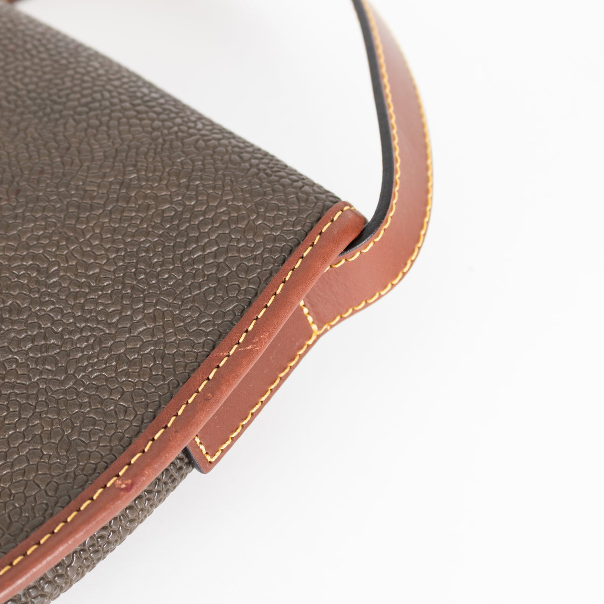 Mulberry Brown Scotchgrain Leather Vintage Small Crossbody Bag