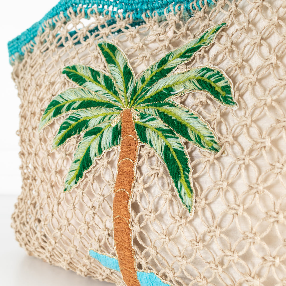 Ashiana London Palm Tree Woven Basket With Liner