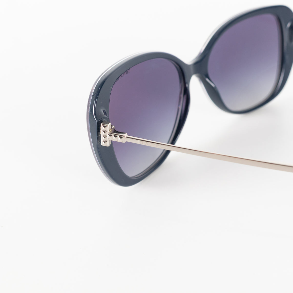Tiffany Navy Blue Sunglasses with Blue Lens