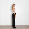 Joseph Black High Waisted Wide Leg Trousers