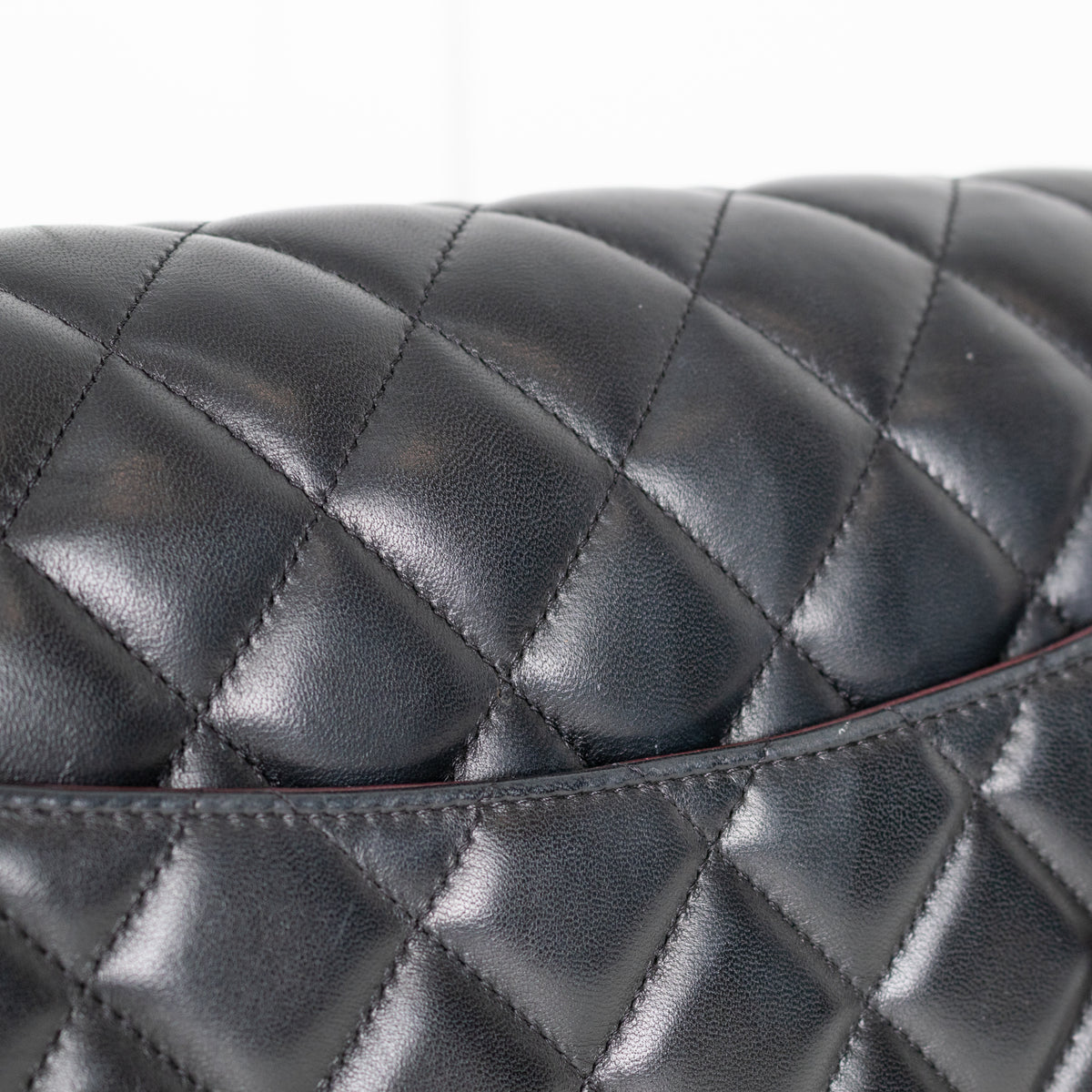 Chanel Black Lambskin Maxi Classic Double Flap Bag