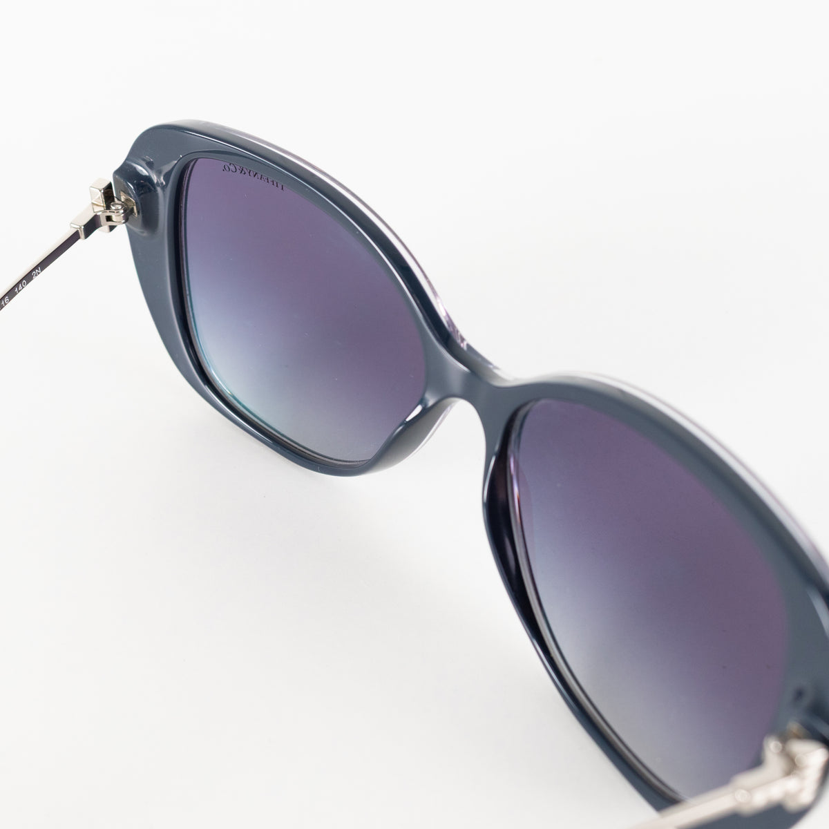 Tiffany Navy Blue Sunglasses with Blue Lens